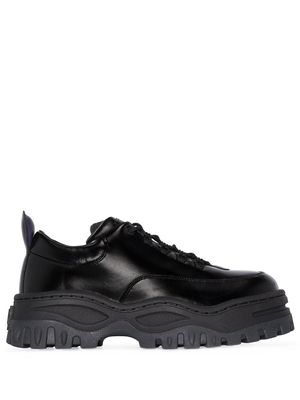 Eytys lace-up leather sneakers - Black