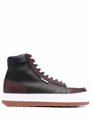 Sunnei chunky-sole high top sneakers - Black