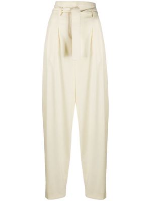Wandering loose fit tapered trousers - Neutrals