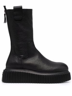 AGL Milagros platform boots - Black
