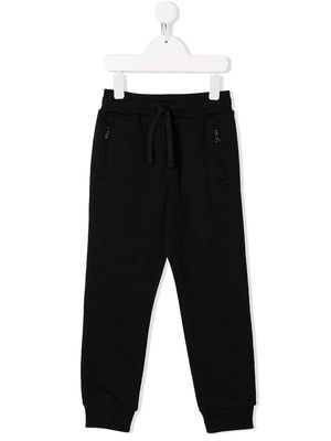 Dolce & Gabbana Kids mid-rise track pants - Black
