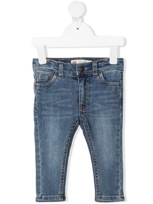Levi's Kids skinny-cut denim jeans - Blue