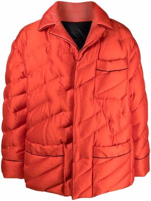 Fendi reversible padded jacket - Red