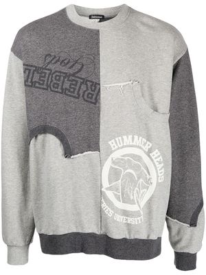 Undercoverism graphic slogan-print sweatshirt - Grey
