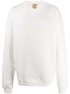 Fila printed logo sweatshirt - White