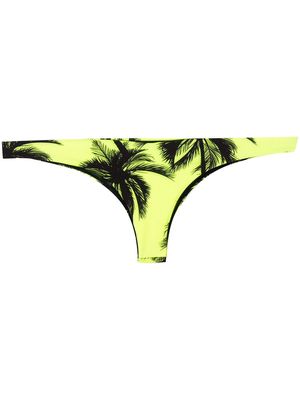 MC2 Saint Barth palm tree bikini briefs - Yellow