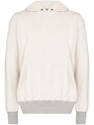 Les Tien Heavyweight Inside Out hoodie - Neutrals
