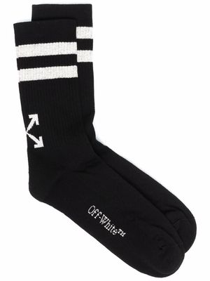 Off-White Arrows-motif socks - Black