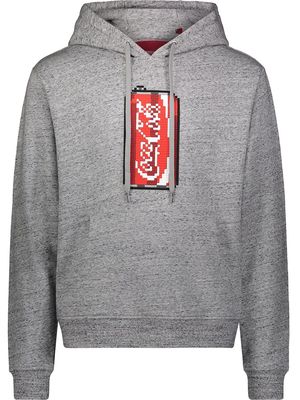 Mostly Heard Rarely Seen 8-Bit Soda print hoodie - Grey