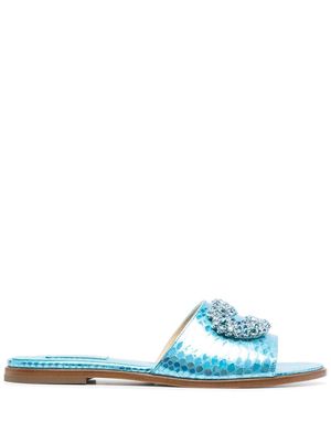 Giannico Daphne open-toe sandals - Blue