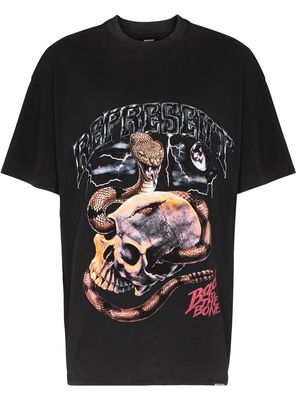 Represent Exclusive Bad To The Bone cotton T-shirt - Black