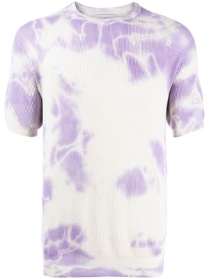 Laneus tie-dye cotton T-shirt - Neutrals
