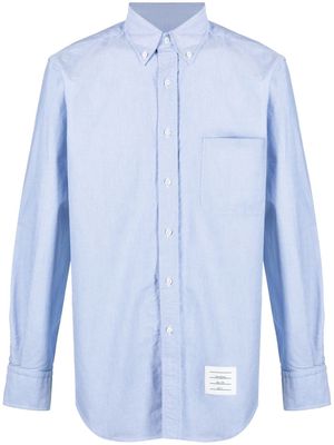 Thom Browne chest-pocket Oxford shirt - Blue