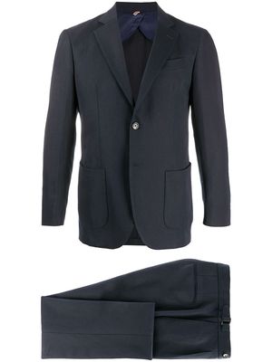Dell'oglio two piece single breasted suit - Blue