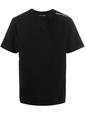 Paco Rabanne logo print cotton T-shirt - Black