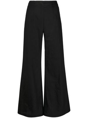 Faithfull the Brand Ottavio wide-leg linen trousers - Black