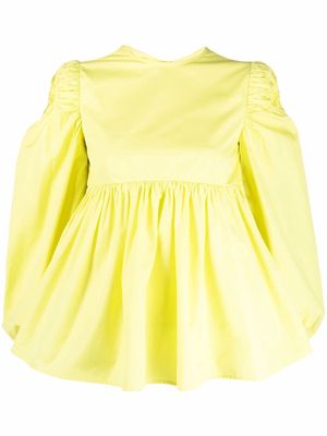Cecilie Bahnsen puff sleeve top - Yellow