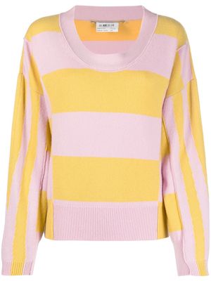 Stella McCartney stripe-print jumper - Pink
