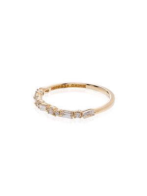 Suzanne Kalan 18kt gold diamond ring - METALLIC