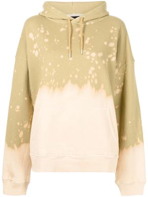 La Detresse The King abstract-print hoodie - Green