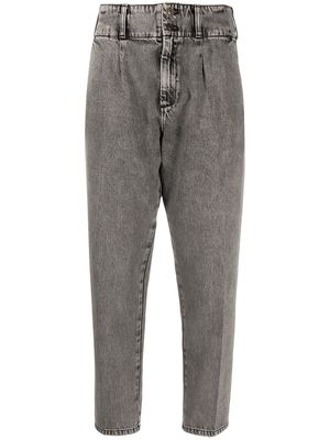 Current/Elliott cropped tapered trousers - Grey