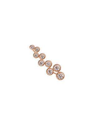 ALINKA 18kt gold SASHA diamond cuff earring - Pink