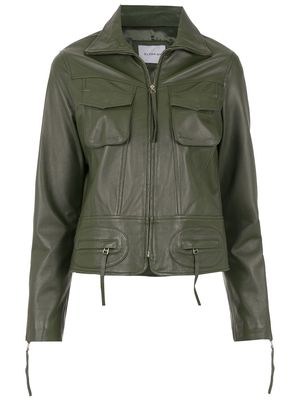 Olympiah Arcadio leather jacket - Green