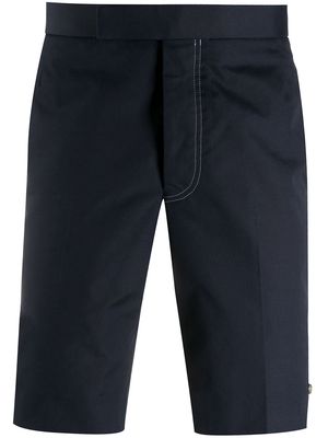 Thom Browne slim chino shorts - Blue