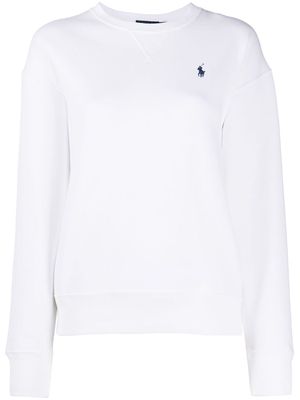 Polo Ralph Lauren plain long-sleeve sweatshirt - White
