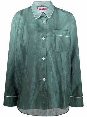 F.R.S For Restless Sleepers pipe-trim pajama shirt - Green