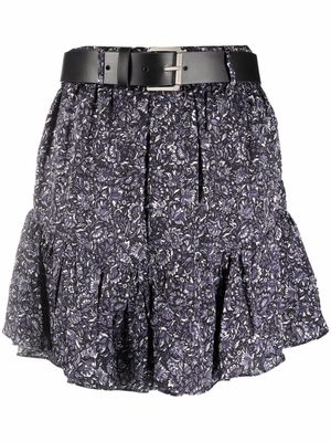 Michael Michael Kors belted-waist skirt - Black
