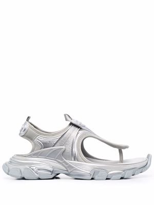 Balenciaga Track thong sandals - Grey