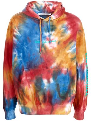 Children Of The Discordance tie dye-print cotton hoodie - Multicolour