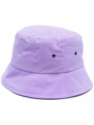 Mackintosh waxed bucket hat - Purple