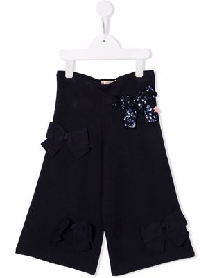 Billieblush bow detail shorts - Blue