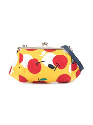 Familiar cherry-print purse - Yellow
