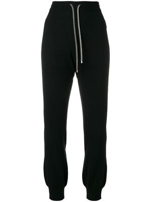 Barrie Romantic Timeless cashmere jogging trousers - Black