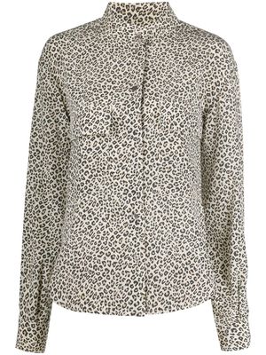 FRAME leopard-print shirt - Neutrals