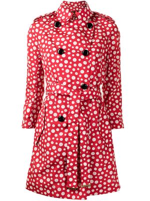 Louis Vuitton 2010s pre-owned Dots Infinity Yayoi Kusama trench coat - Red
