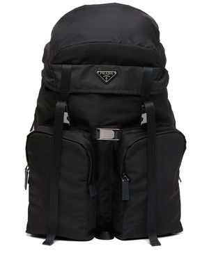 Prada Re-Nylon multi-pocket backpack - Black