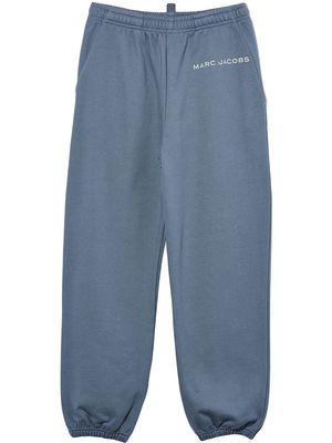 Marc Jacobs logo-print cotton sweatpants - Blue