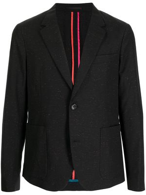 PS Paul Smith notched-lapels single-breasted blazer - Black