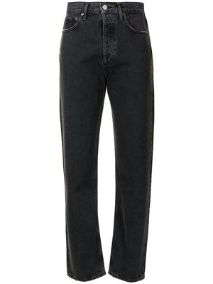 AGOLDE high-rise slim-fit jeans - Black