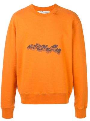 Off-White 3D Pencil crewneck sweatshirt - Orange