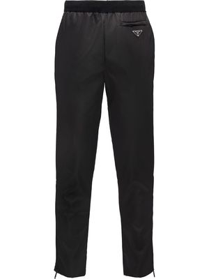 Prada gabardine straight-leg trousers - Black