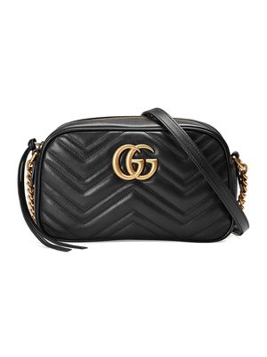 Gucci GG Marmont small matelassé shoulder bag - Black