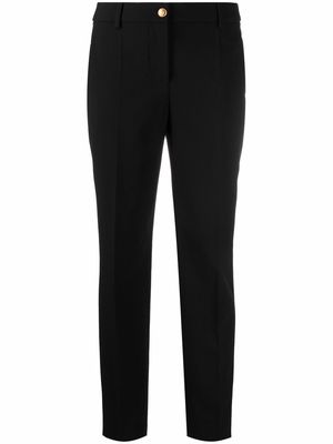 Boutique Moschino mid-rise slim-fit trousers - Black