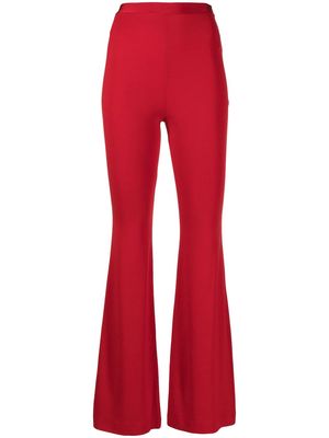 Herve L. Leroux jersey flared trousers