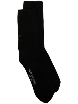 Golden Goose star-print socks - Black