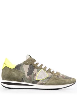Philippe Model Paris Trpx Camouflage Neon low-top sneakers - Green
